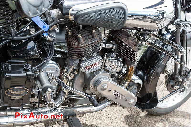 Moteur Brough Superior 1000ss80 1938, Coupes Moto Legende