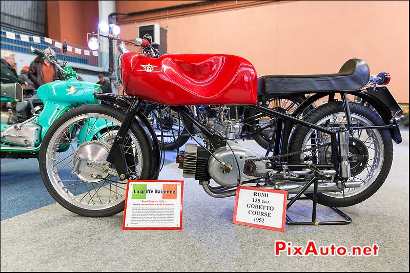 Rumi 125cc Gobetto 1952, bourse 2 Roues Domont