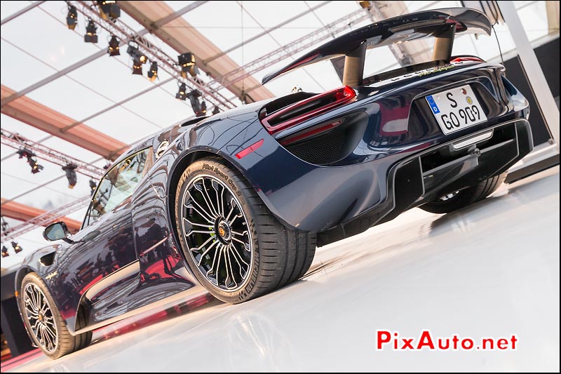 Porsche 918 Spyder Arriere, Exposition Concept Cars