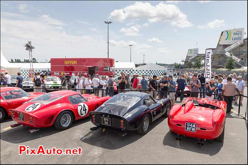 Paddock Ferrari 250 Tornano a Casa, Mans Classic