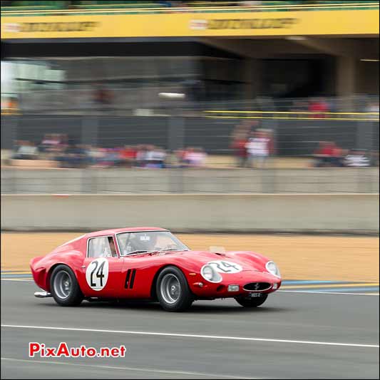 Ferrari 250GTO #4293GT en piste, Le Mans Classic