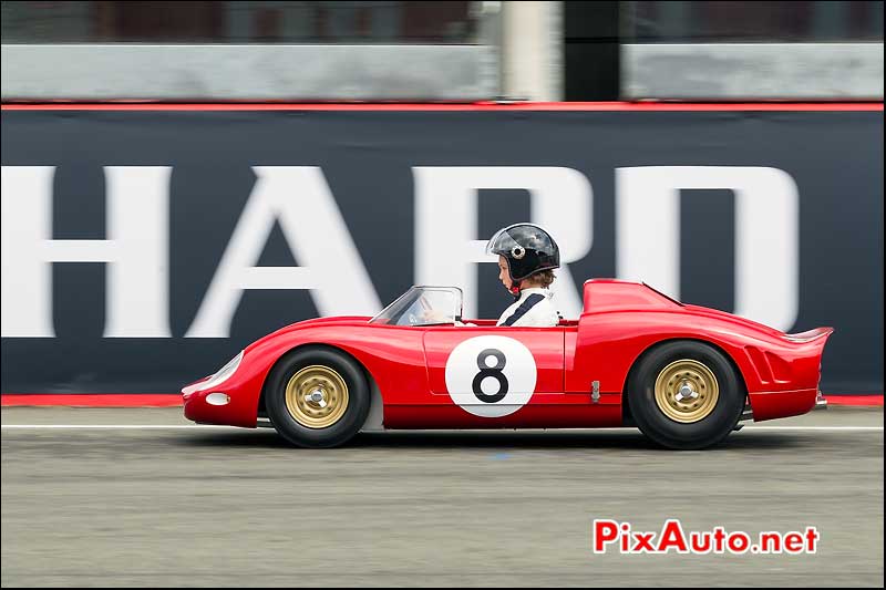 Litte Big Mans Ferrari 330 numero 8, Le Mans Classic