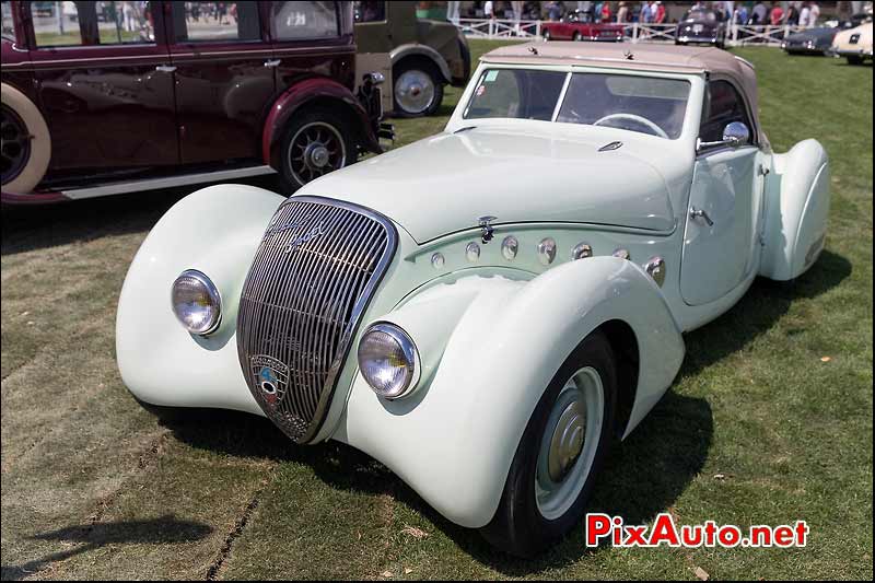 Peugeot 402 Darlmat Cabriolet, carrossier francais Mans Classic