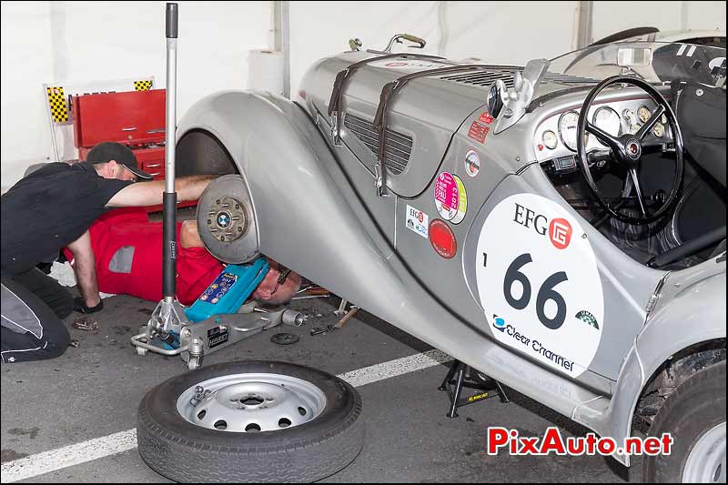 Plateau 1, Bmw 328 au paddock, Le Mans Classic