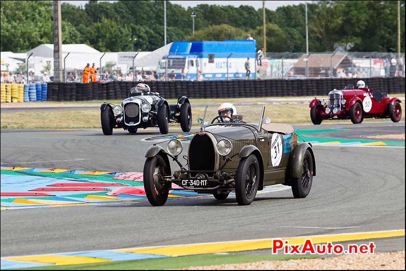 Plateau 1, Bugatti T44, Le Mans Classic