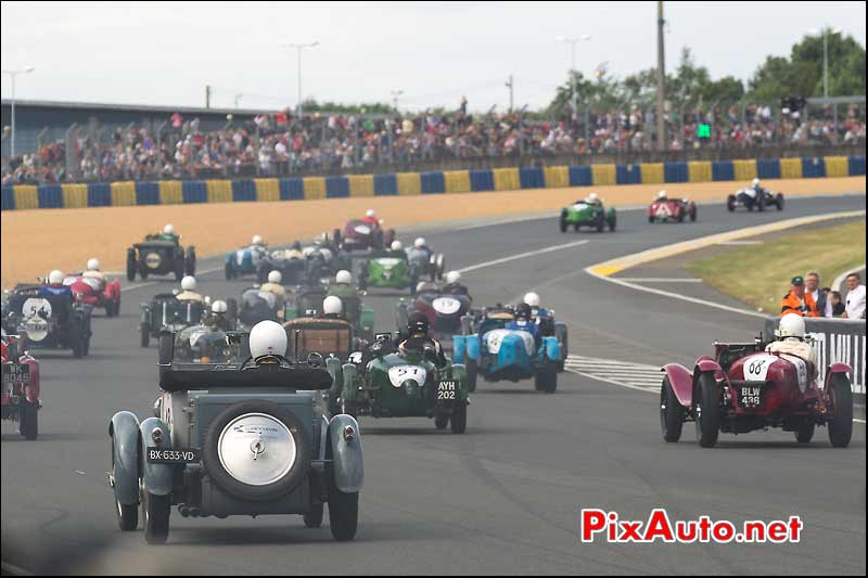 Depart 1ere Course du 7e Mans Classic