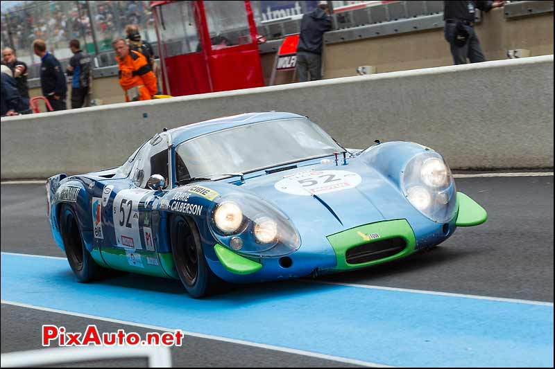 Alpine-Renault A220, voie des stands Le Mans Classic