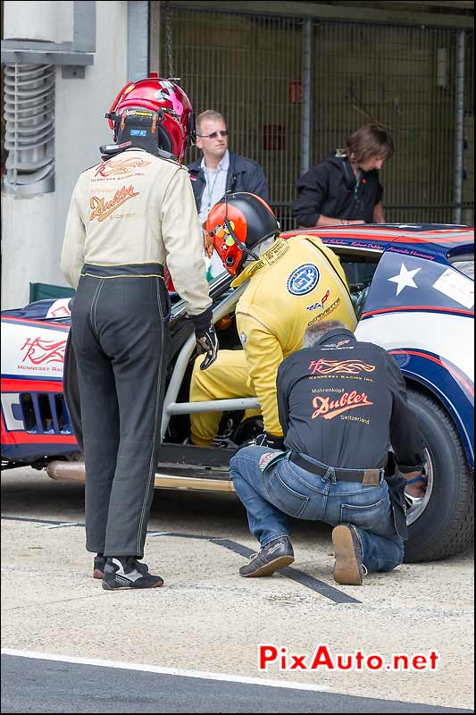 Changement de pilote Chevrolet Corvette, Le Mans Classic