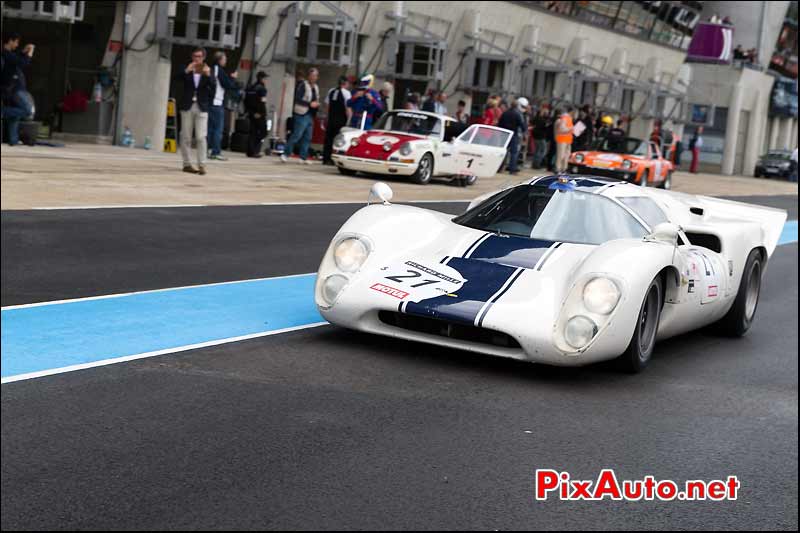 Lola T70 Mk3 B,stand Le Mans Classic