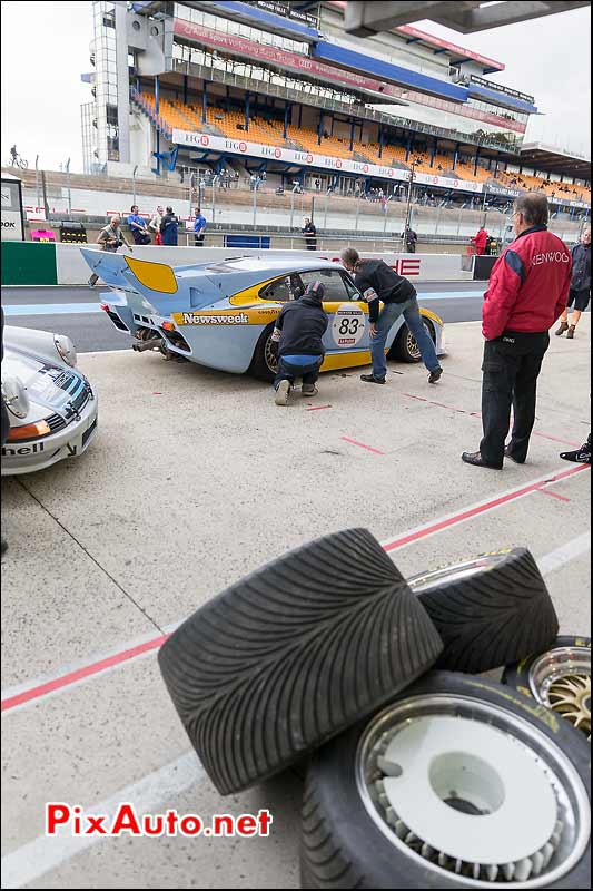 Porsche 935 K3, stand Le Mans Classic