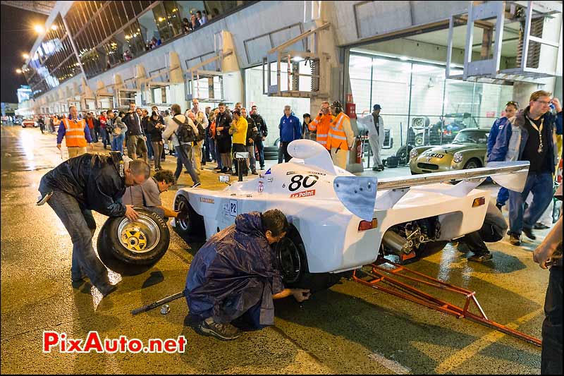 Osella PA6 BMW aux stands Le Mans Classic