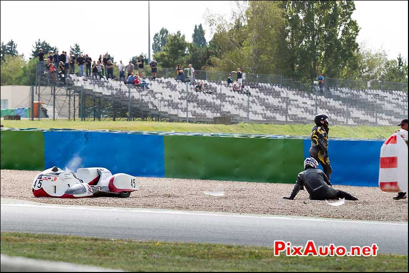 Camathias Cup, chute Paul Owen et Rolland Martiny