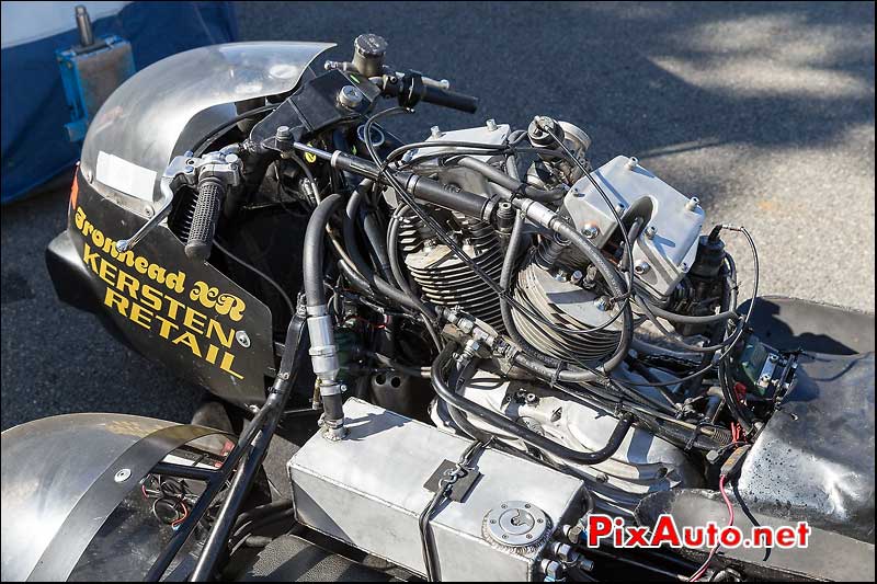 Bol D'Or Classic, Side Car Moteur Harley Davidson Iron Head