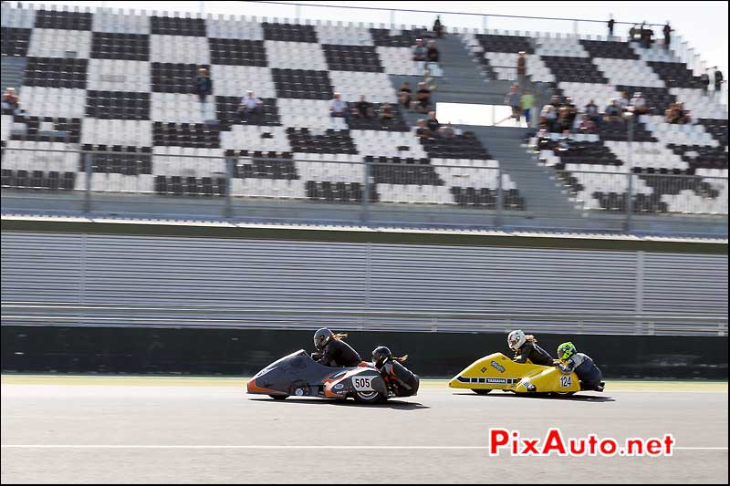 Side-Cars Vma Open, Triumph et Yamaha