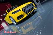 Mondial de lautomobile, nouvelle audi TTS jaune