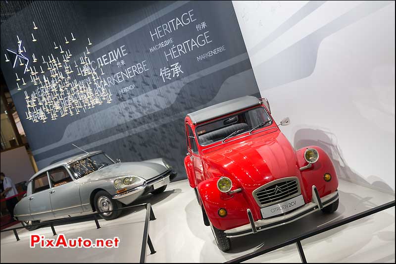 Mondial Automobile Paris, Citroen 2cv et Citroen DS21