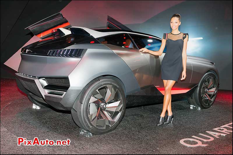 Mondial Automobile Paris, Concept Car Peugeot Quartz Arriere