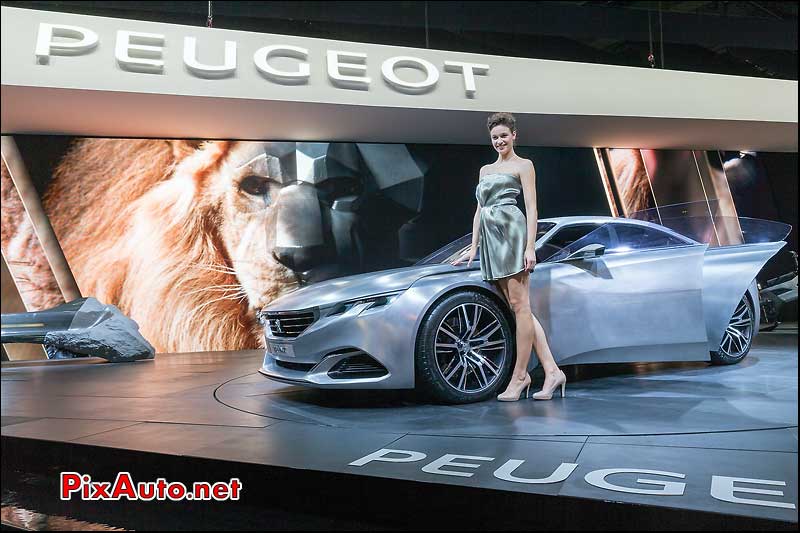 Hotesse Mondial Automobile 2014, Concept Peugeot Exalt