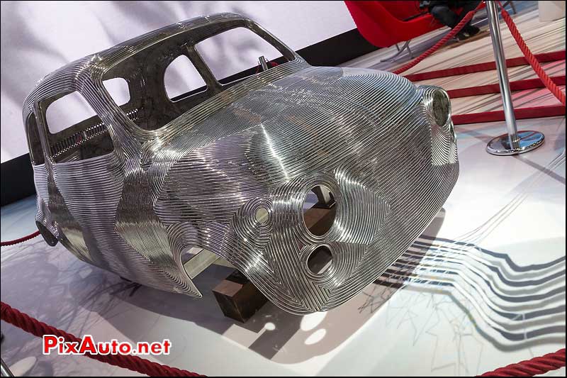 Mondial Automobile 2014, Fiat 500 Sculpture Metal
