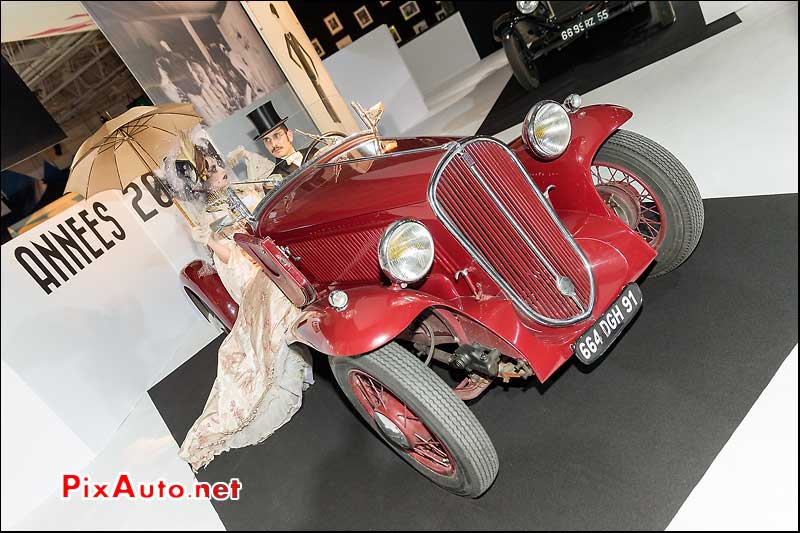 Fiat Balilla, Exposition Speciale Automobile et la Mode