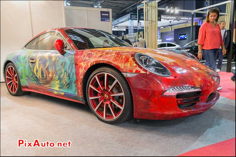 Mondial Automobile, Peinture Shalemar Sharbatly, Porsche 911