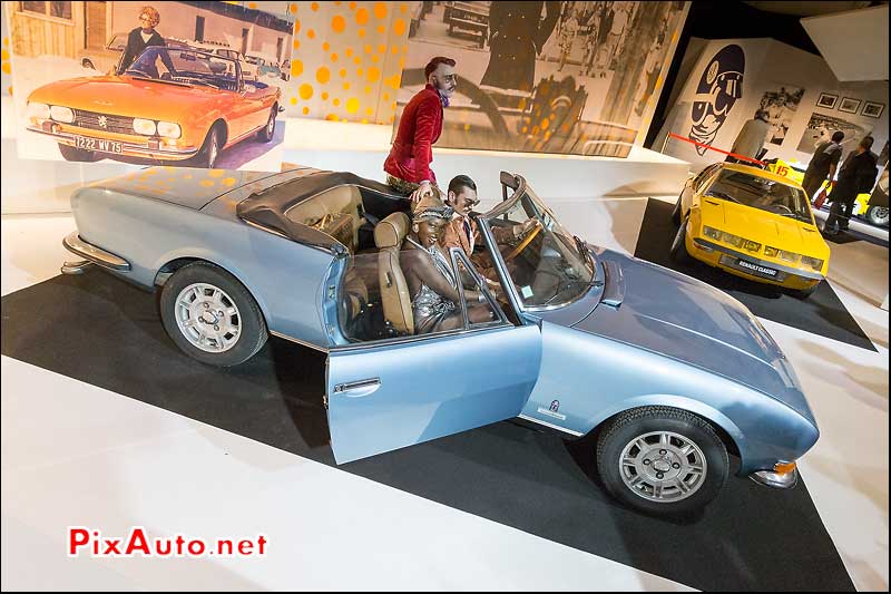 Peugeot 504 Cabriolet et Alpine-Renault A310, Exposition Speciale