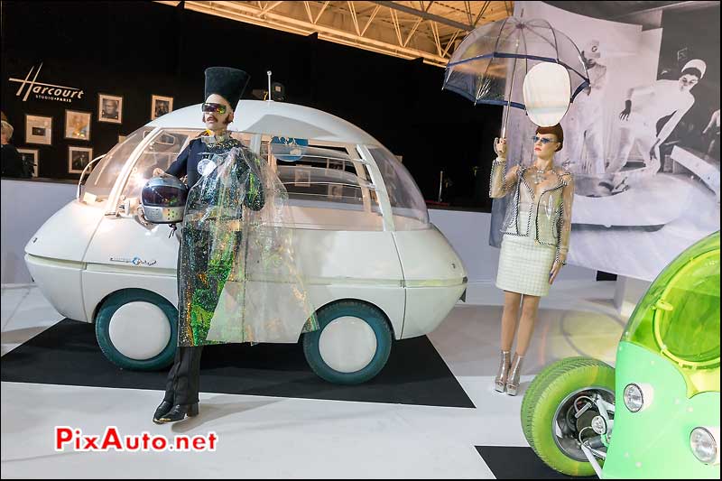 Prototypes Courreges Bulle et Pixi, Exposition Speciale Automobile et la Mode