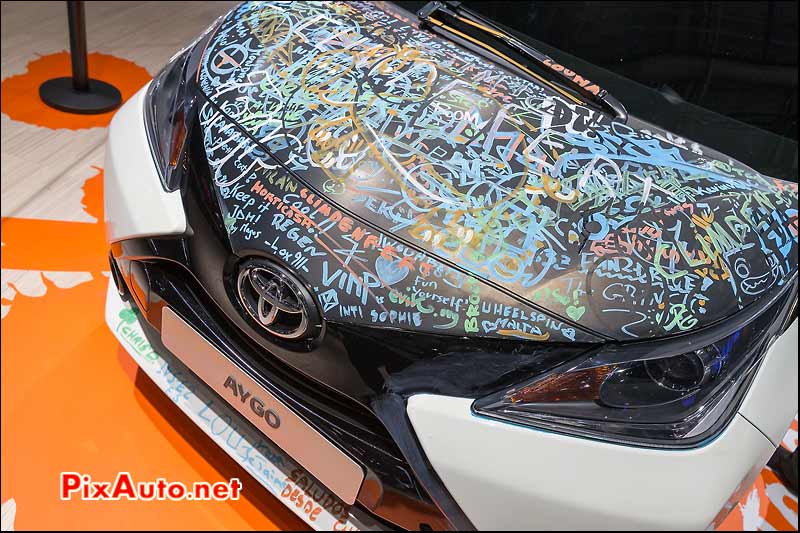 Toyota Aygo Peinture Perso, Mondial Automobile Paris 2014