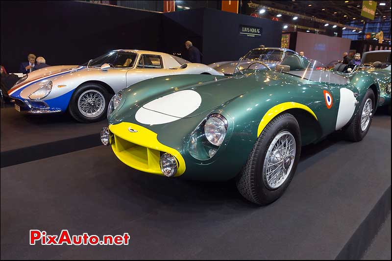 Aston Martin DB3S, stand Lukas Huni, Salon Retromobile