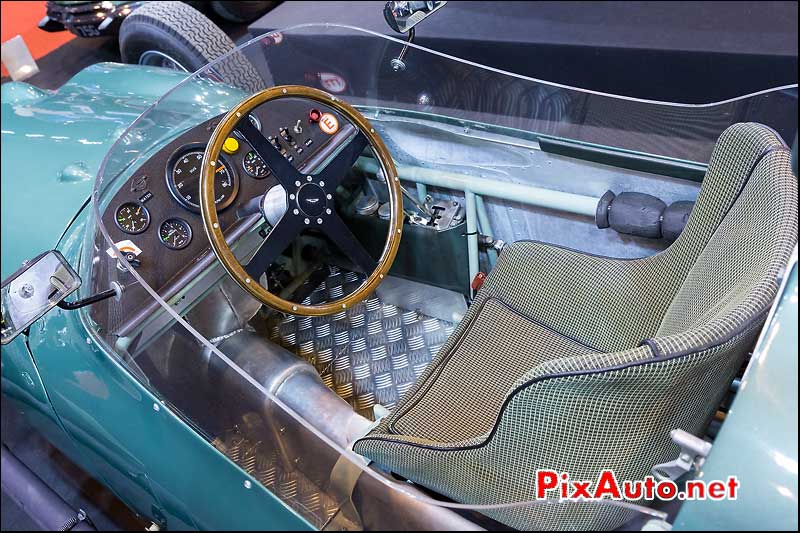 Aston Martin DBR4 Cockpit, Lukas Huni, Salon Retromobile