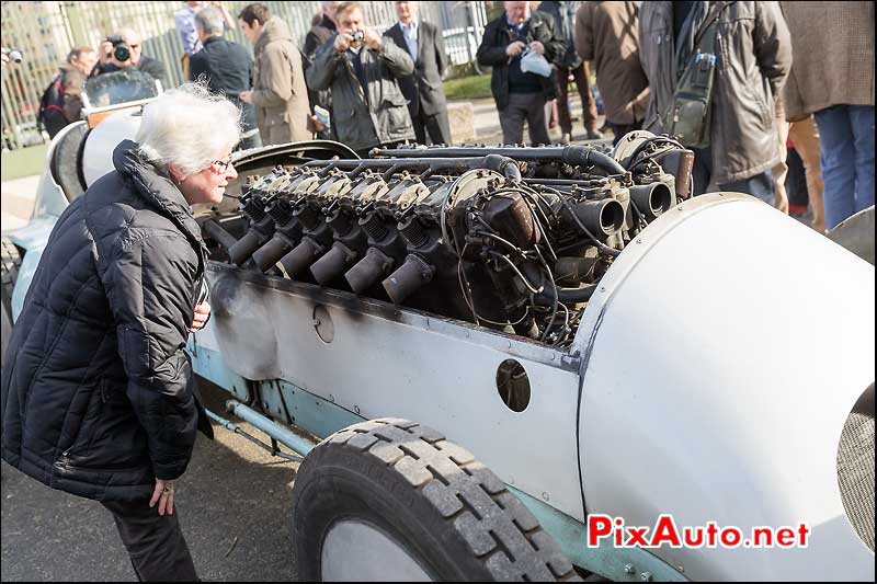 moteur Liberty de la Bads, salon retromobile 2014