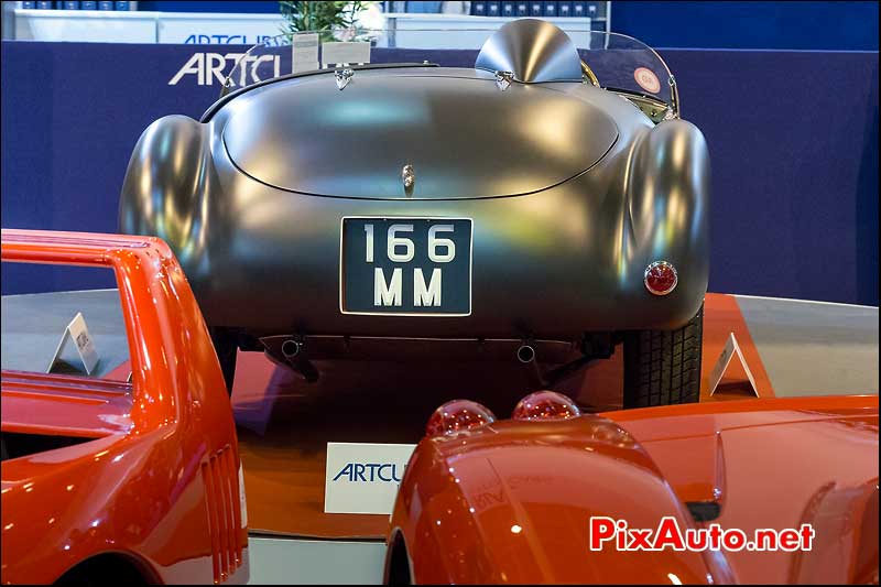 arriere Ferrari 166MM, F40 et Enzo, Arcurial Salon Retromobile