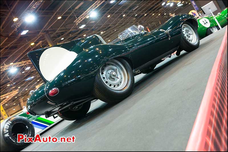 Jaguar D-Type #XD545, stand Fiskens, Salon Retromobile 2014