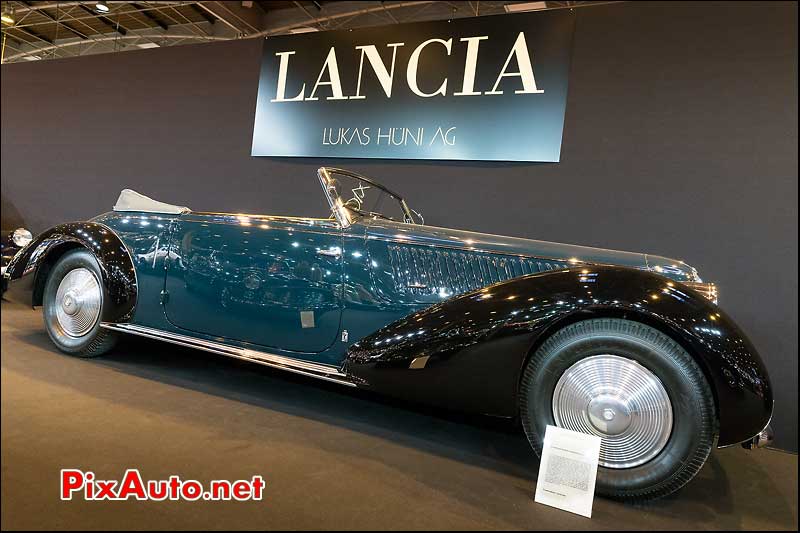Lancia Astura Pininfarina, Lukas Huni, Salon Retromobile
