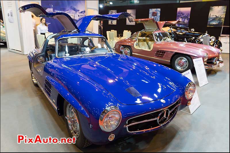 Mercedes 300sl Gullwing Racing, Salon Retromobile 2014