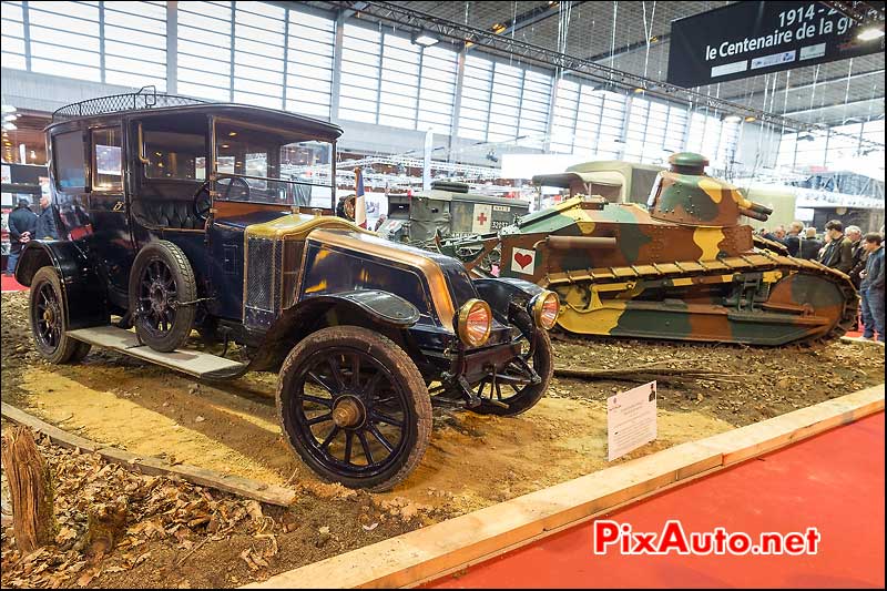 Renault ES-40cv de 1915, salon retromobile 2014