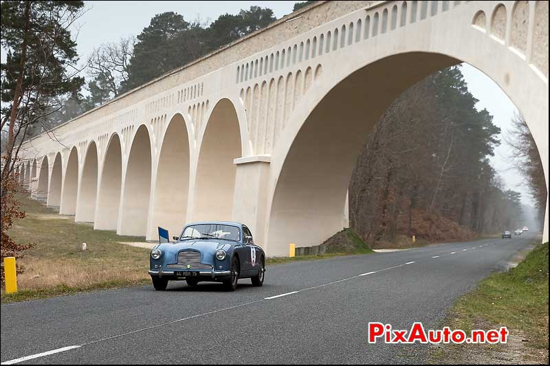 Aston Martin DB2/4, Fontainebleau, Rallye-de-Paris 2014
