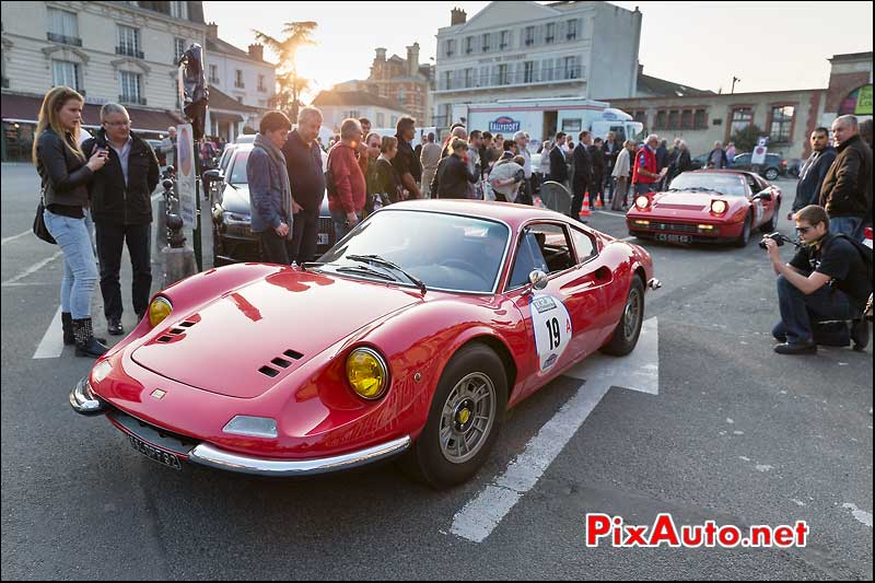 Dino 246GT, Fontainebleau, 21e Rallye-de-Paris