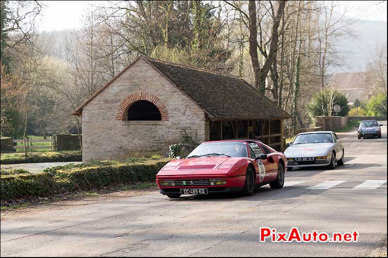 Ferrari 328GTS #34, La Cude, 21e Rallye-de-Paris