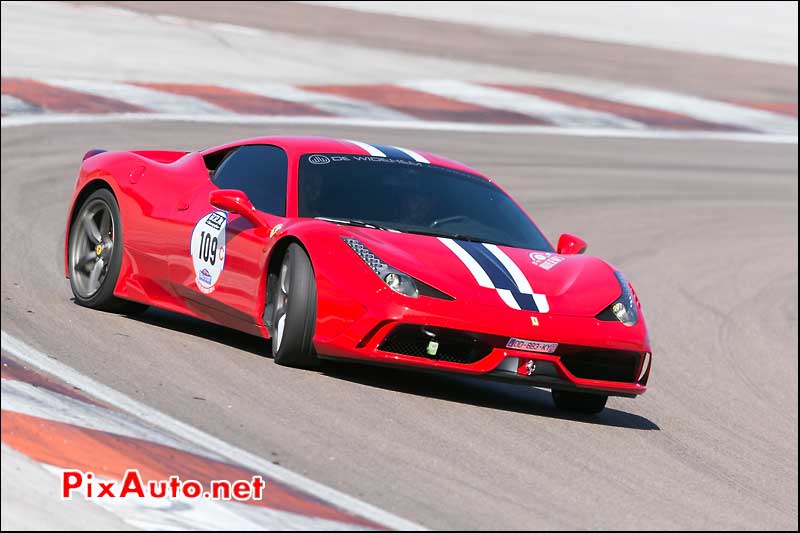 Ferrari 458 Speciale #109, Circuit Dijon-Prenois, 21e Rallye-de-Paris