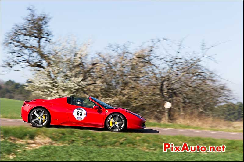 Ferrari 458 Spider #83, 21e Rallye- de-Paris