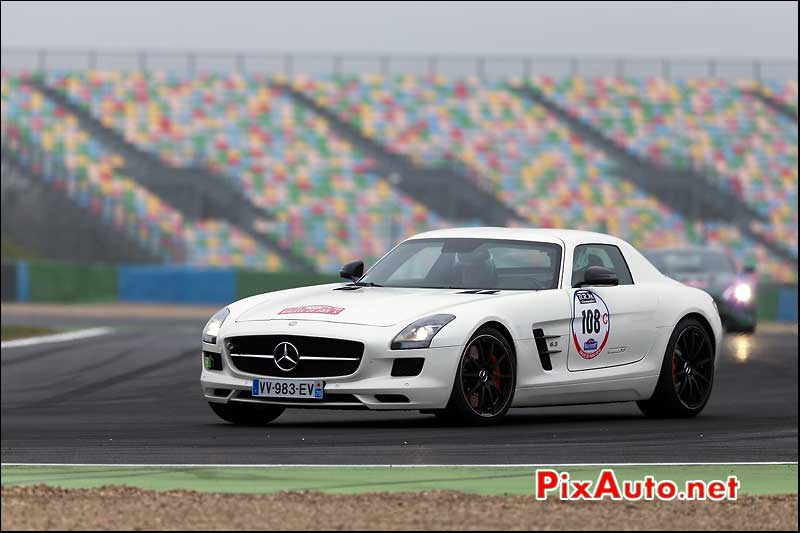 Mercedes SLS AMG #108, Circuit Magny-Cours, 21e Rallye-de-Paris