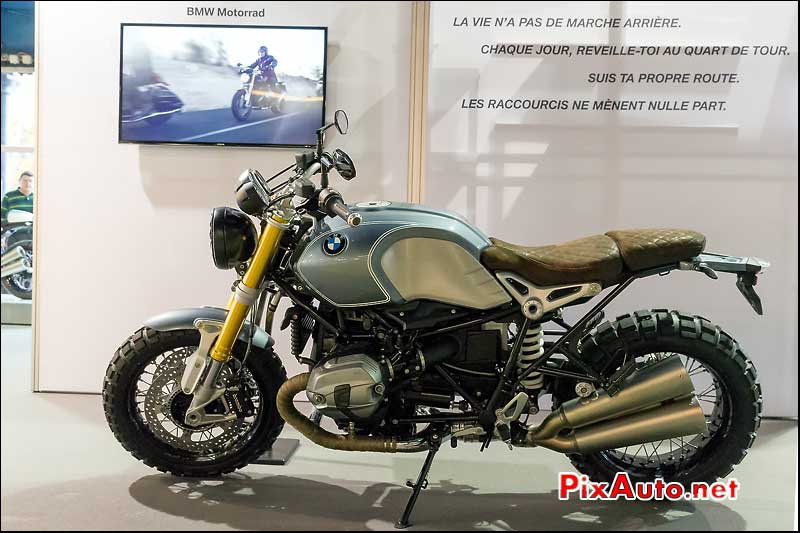 Salon Moto Legende, BMW R-Nine-T Brooklyn Scrambler Rugger