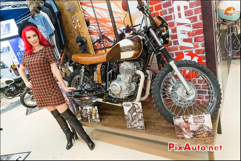 Salon Moto Legende, Mash Von Dutch et hotesse