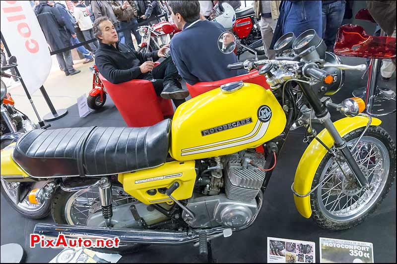 Salon Moto Legende, Motoconfort et Philippe Monneret