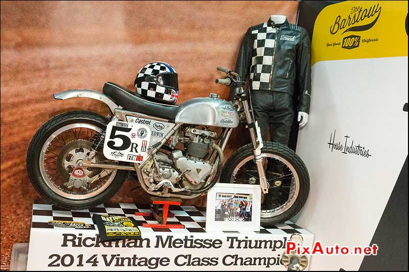 Salon Moto Legende, Rickman Metisse Triumph Frank Chatokhine