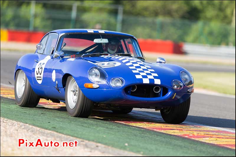 Jaguar E-Type numero 35, sixties endurance SPA-Classic