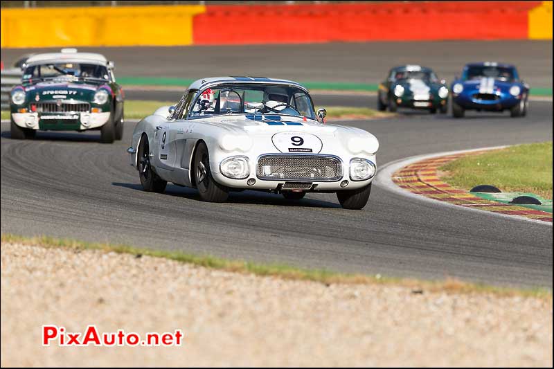 Chevrolet Corvette C1 numero 9, sixties endurance SPA-Classic