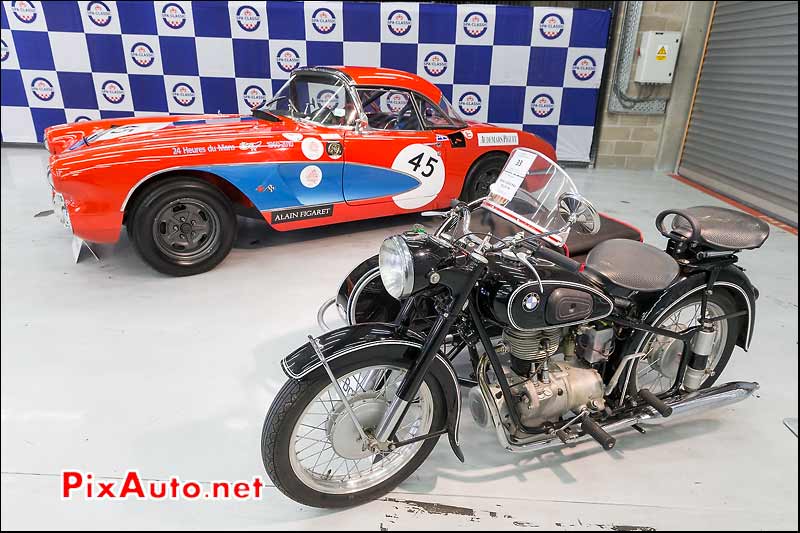 Side Car Bmw et Chevrolet Corvette, Bonhams SPA-Classic