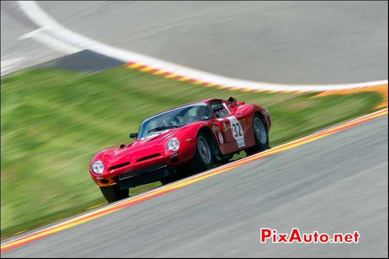 Bizzarrini 5300GT, Eau Rouge, Trofeo-Nastro-Rosso SPA-Classic